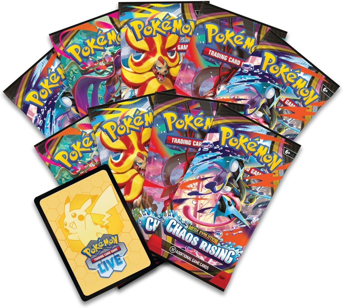 Pokémon TCG: Mega Evolution - Chaos Rising Elite Trainer Box (ETB) ME04 by SAFAQATI on MYNTED