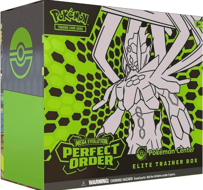 Pokemon TCG Mega Evolution Perfect Order Pokémon Center Elite Trainer Box by SamCardVault on MYNTED