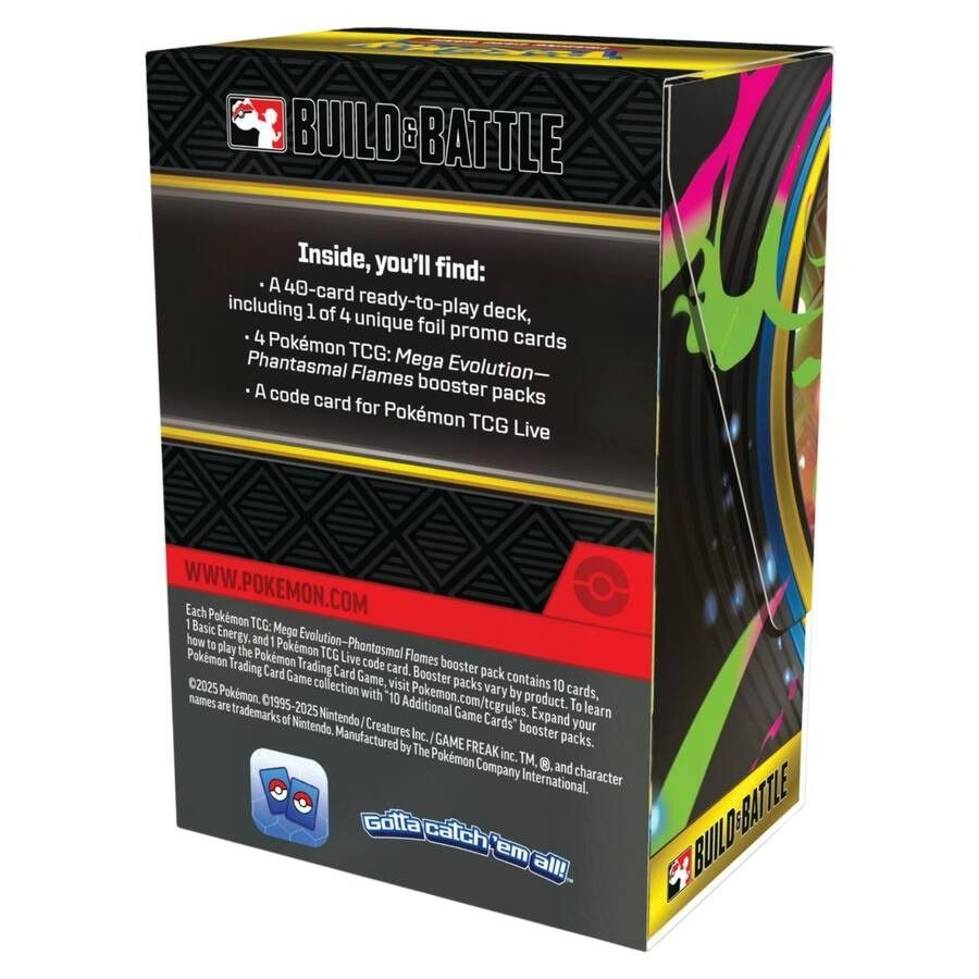 Pokémon TCG: Mega Evolution Phantasmal Flames Build & Battle Box by SAFAQATI on MYNTED