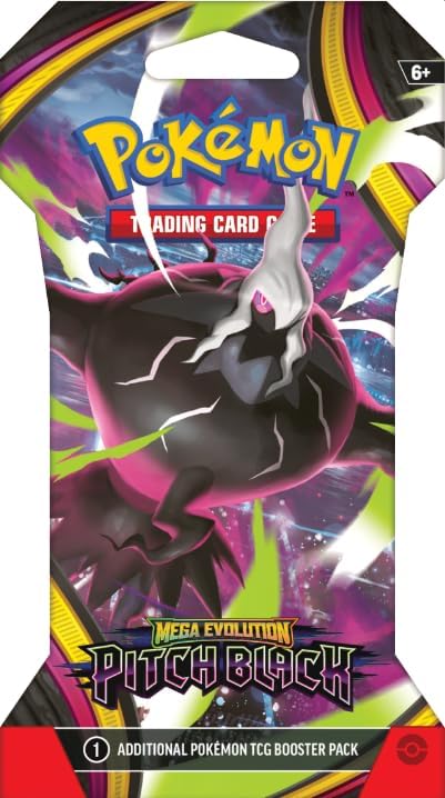 Pokemon TCG: Mega Evolution - Pitch Black Sleeved Booster Pack by Flitit Megastore on MYNTED