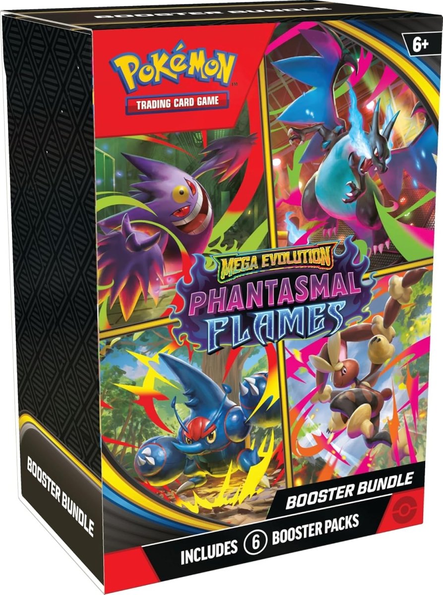 Pokémon TCG: Mega Evolution—Phantasmal Flames Booster Bundle (6 Booster Packs) by SAFAQATI on MYNTED