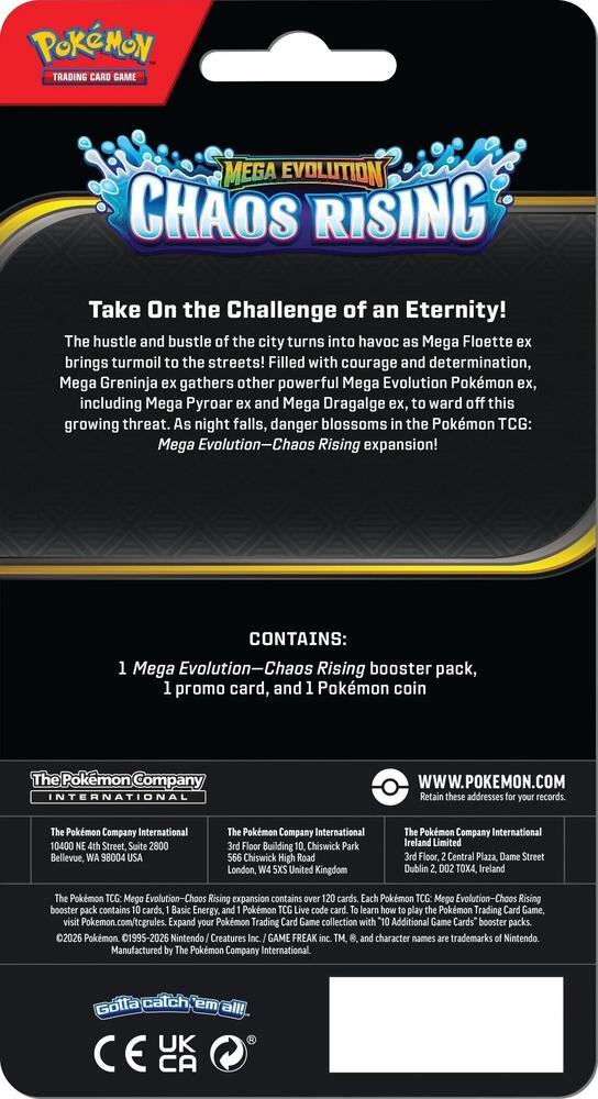 Pokemon TCG: Mega Evolutions Chaos Rising Single Pack Blister [Toxel] by SAFAQATI on MYNTED