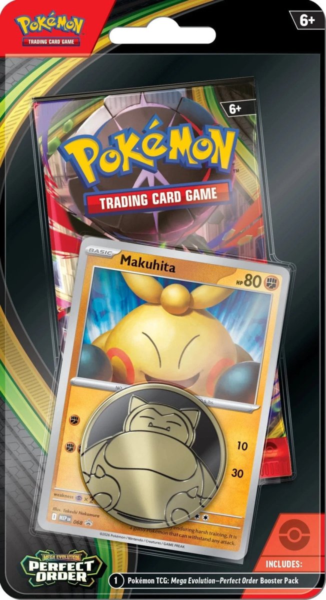 Pokemon TCG: Mega Evolutions Perfect Order Checklane Blister Pack [Makuhita] by SAFAQATI on MYNTED