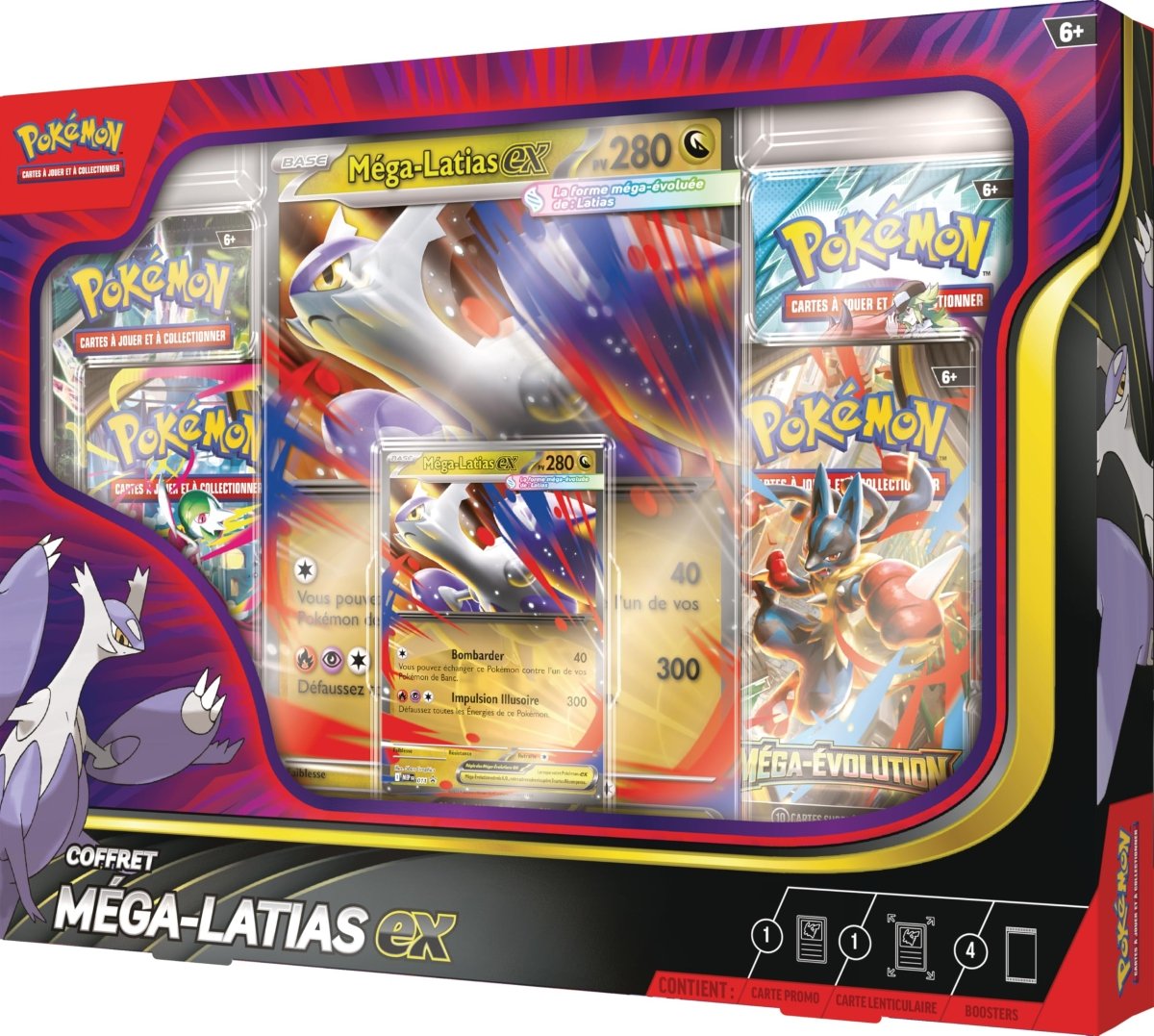 Pokémon : TCG Mega Latias - ex Set (1 Glossy Promo Card, 1 Large Lenticular Card and 4 Boosters) Pokémon by RetroForLess on MYNTED