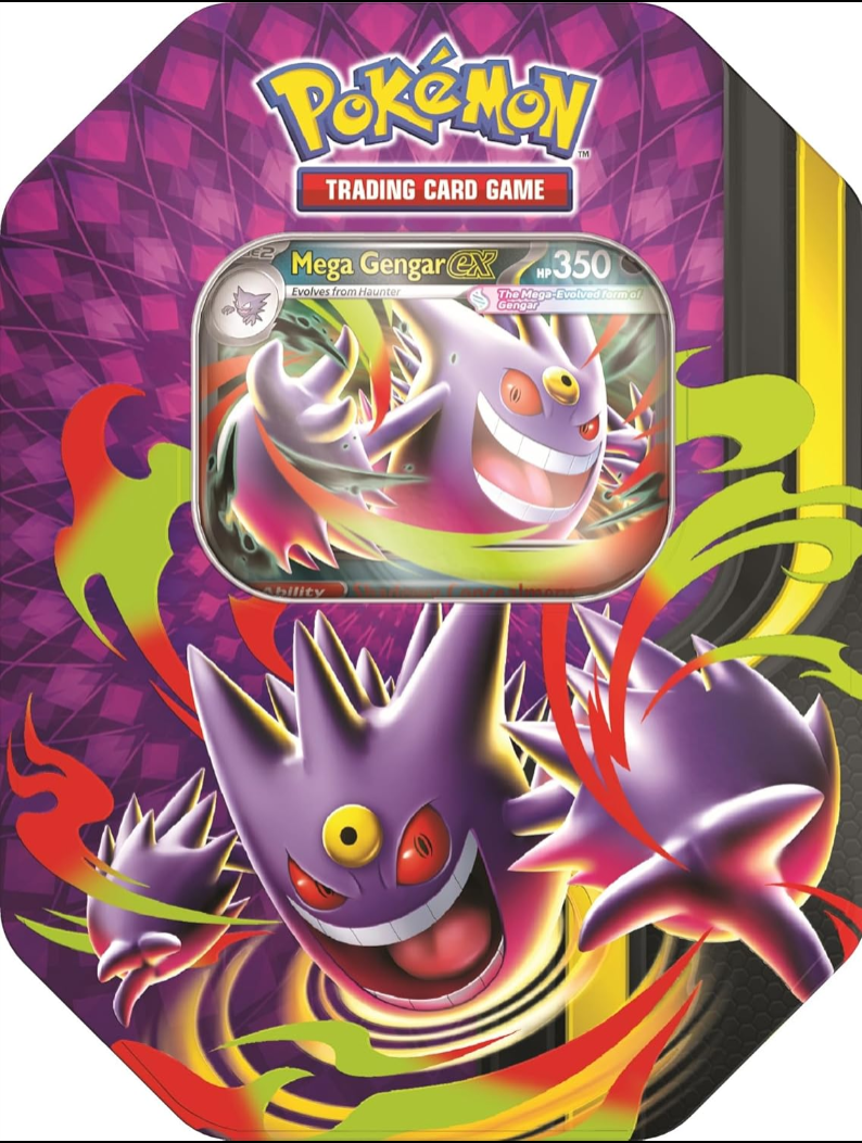 Pokémon TCG: Mega Moonlit Tin Mega Gengar ex by RetroForLess on MYNTED