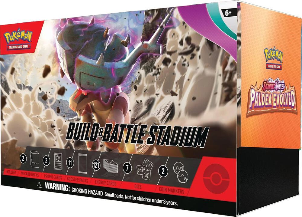 Pokemon TCG Paldea Evolved Build & Battle Stadium by Toy Cult on MYNTED