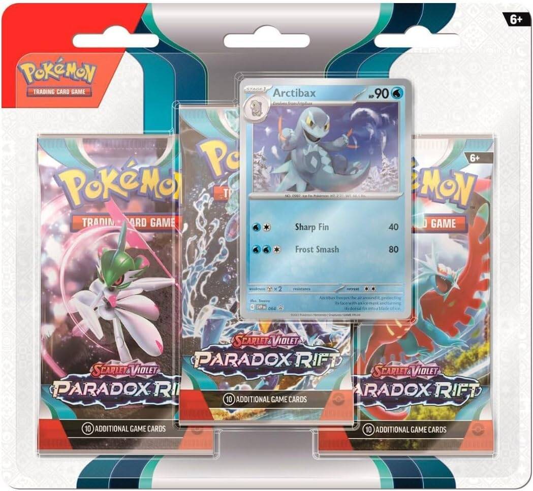 Pokemon TCG: Paradox Rift - 3 - Pack Blister by RetroForLess on MYNTED