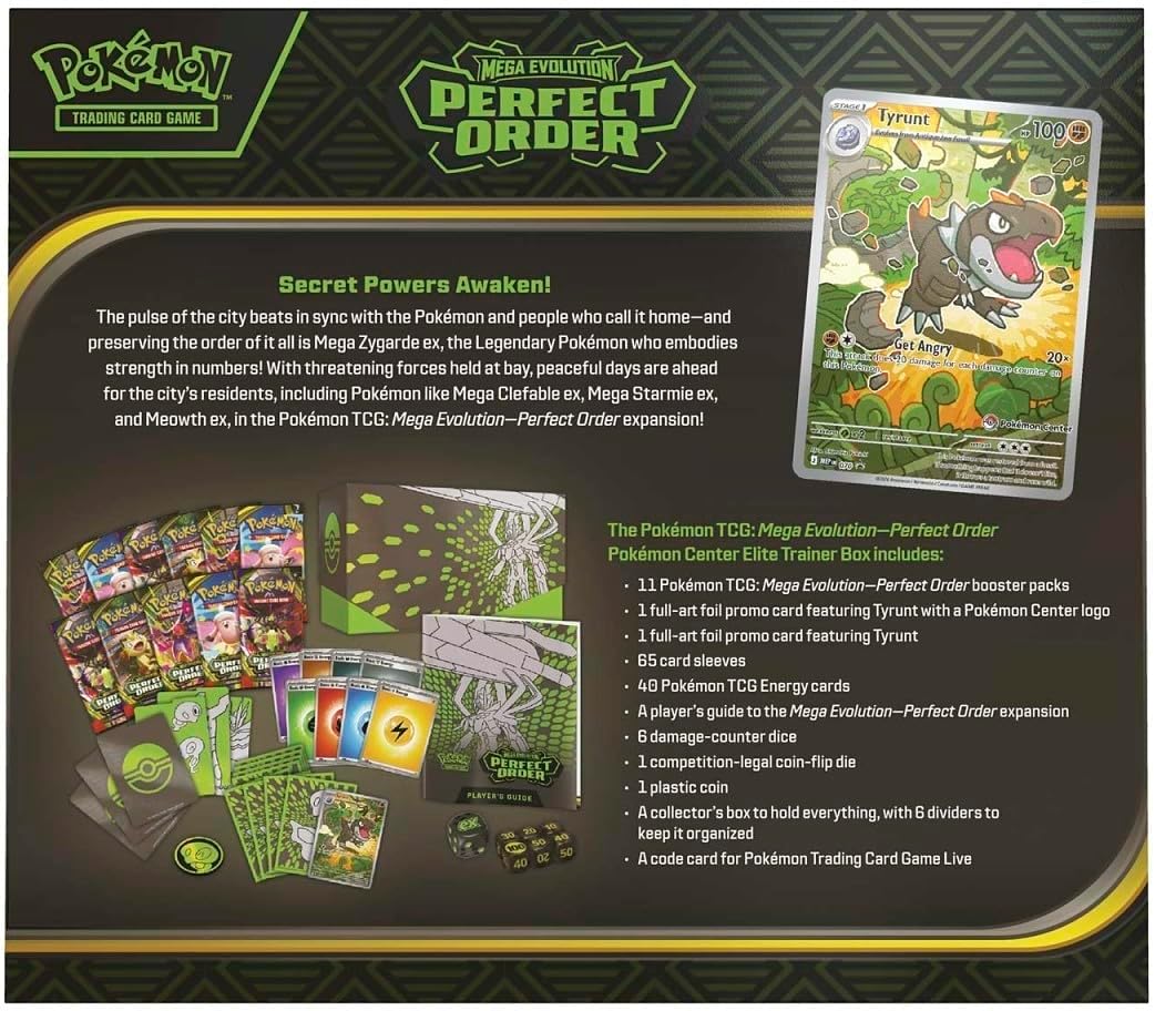 Pokémon TCG: Perfect Order Pokemon Center Elite Trainer Box - ME03 (POR) by SAFAQATI on MYNTED