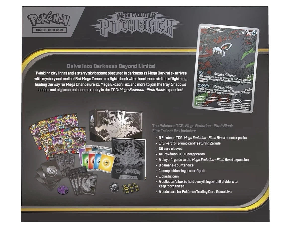 Pokémon TCG: Pitch Black Elite Trainer Box by PokéBazaar on MYNTED