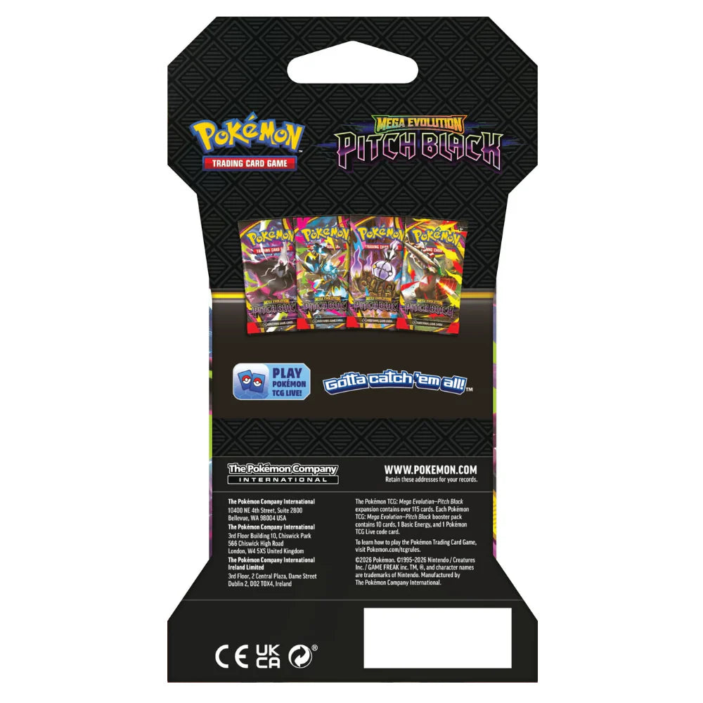 Pokémon TCG: Pitch Black Sleeved Booster Pack by PokéBazaar on MYNTED