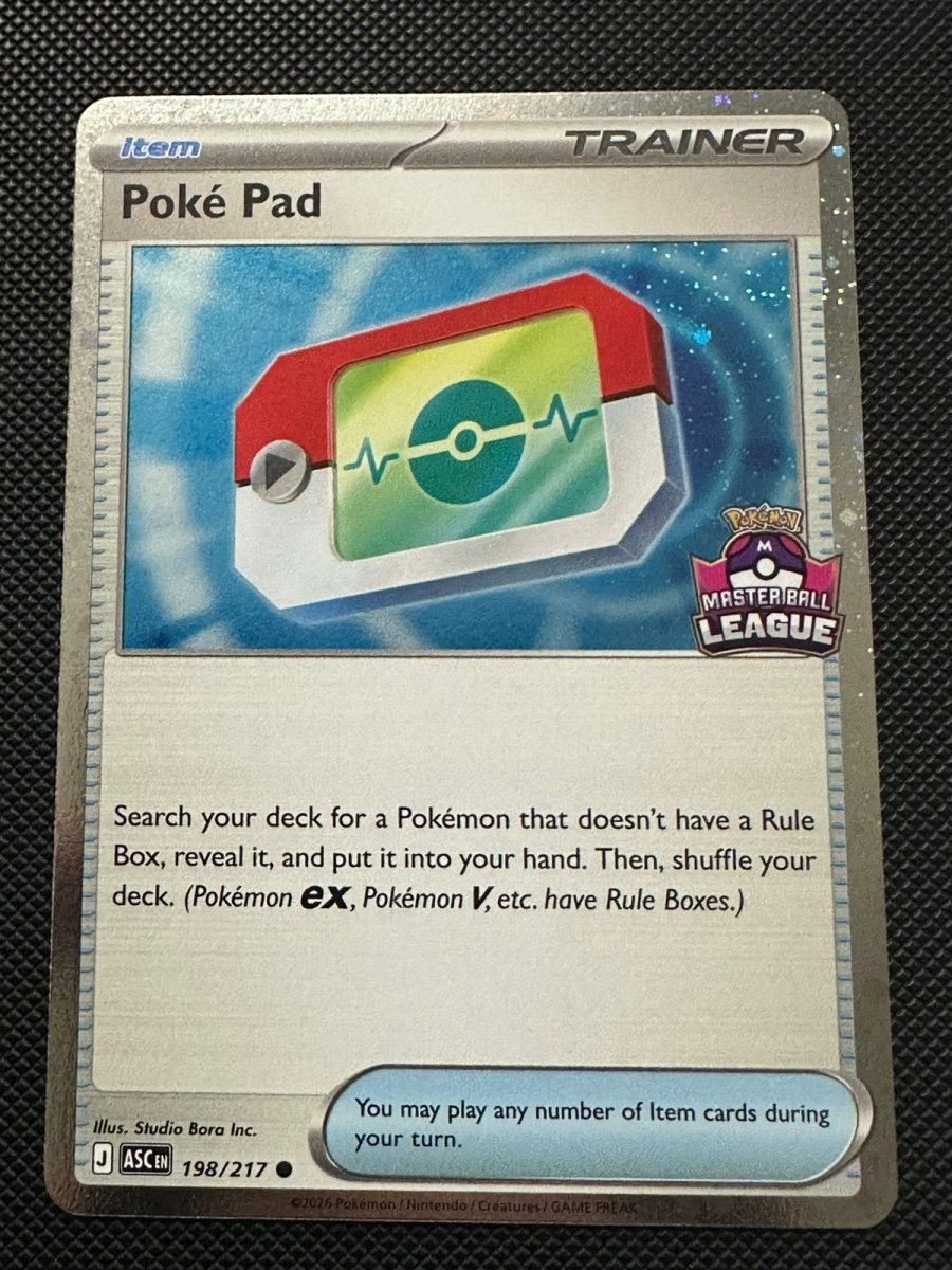 Pokemon TCG Poke Pad Master Ball League Participation Promo ASC 198/217 by Marnie’s TCG on MYNTED
