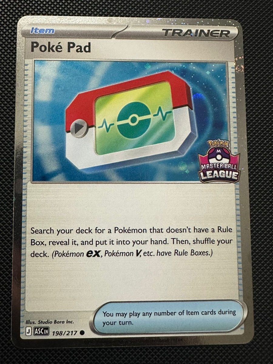 Pokemon TCG Poke Pad Master Ball League Participation Promo ASC 198/217 by Marnie’s TCG on MYNTED