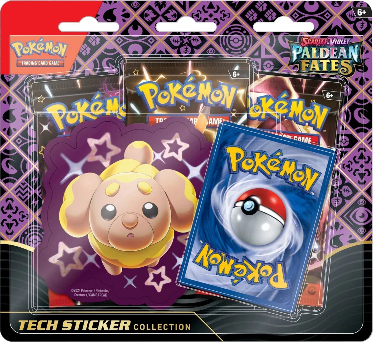 POKEMON TCG: Scarlet and Violet: PALDEAN Fates: TECH Sticker Collection - Shiny Fidough by Flitit Megastore on MYNTED