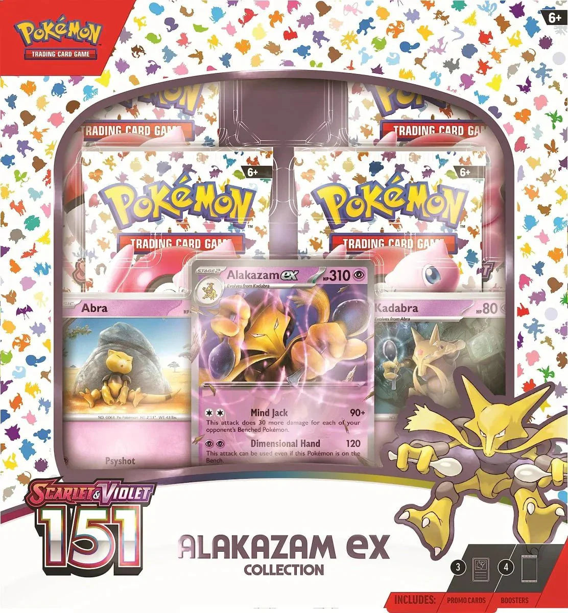 Pokemon TCG Scarlet & Violet 3.5 Pokemon 151 Alakazam Ex Box by Desert Pirates on MYNTED