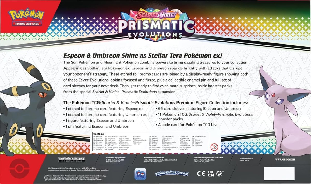 Pokémon TCG: Scarlet & Violet Prismatic Evolutions Premium Figure Collection by SAFAQATI on MYNTED