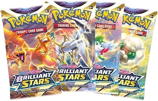 Pokemon TCG: Sword & Shield: Brilliant Stars Booster Pack (Random Art) by Magic Vault on MYNTED