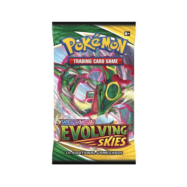 Pokemon TCG: Sword & Shield: Evolving Skies Booster Pack (Random Art) by Dusk TCG on MYNTED