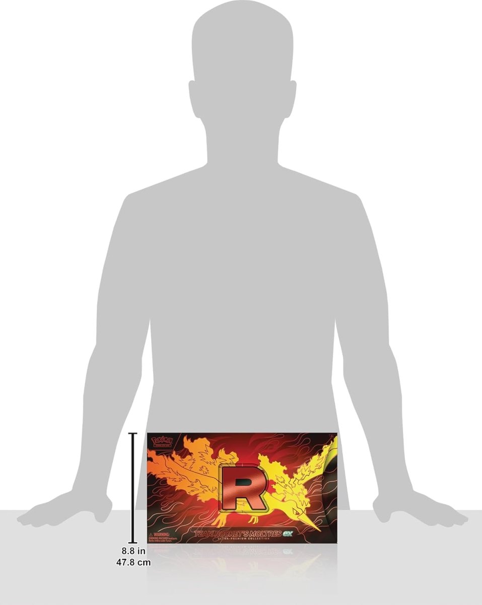 Pokémon TCG: Team Rocket's Moltres ex Ultra - Premium Collection by SAFAQATI on MYNTED