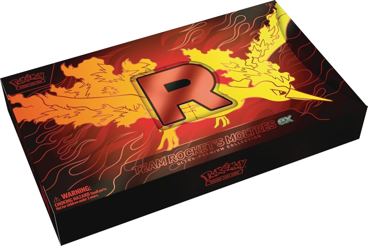 Pokémon TCG: Team Rocket's Moltres ex Ultra - Premium Collection by SAFAQATI on MYNTED