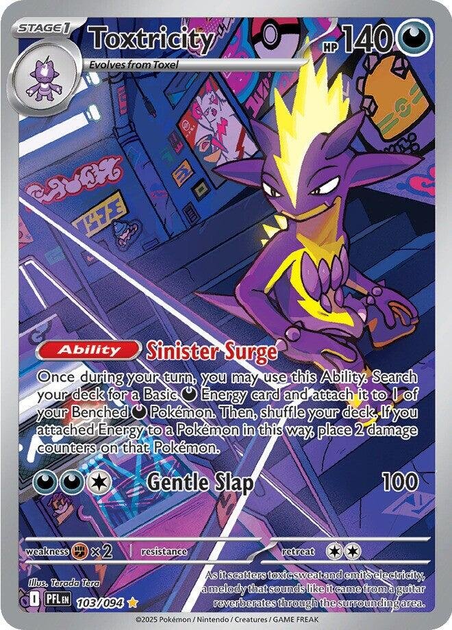 Pokémon TCG Toxtricity 103/094 Phantasmal Flames Illustration Rare Holo NM by Coolectibles on MYNTED