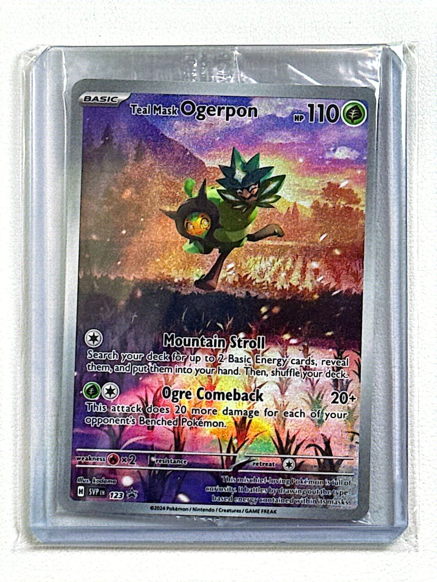 Pokémon Teal Mask Ogerpon - 123 - Black Star Promo by TCGDON on MYNTED
