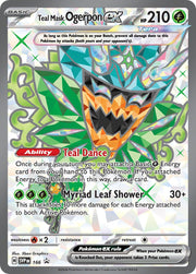 Pokémon Teal Mask Ogerpon EX - 166 Promo by The Archive Stop on MYNTED