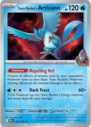 Pokemon Team Rocket's Articuno Rare 051/182 by Trucial Coast Games on MYNTED