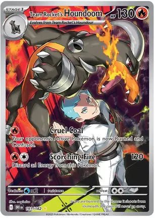 Pokémon Team Rockets Houndoom - 191/182 Illustration Rare by The Archive Stop on MYNTED
