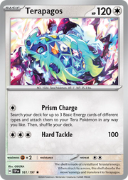 Pokemon Terapagos Surging • 161/191 Reverse Holofoil by Trucial Coast Games on MYNTED