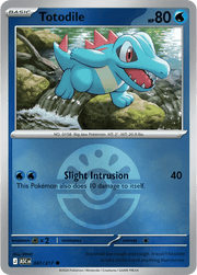 Pokemon Totodile (Friend Ball) Common • 041/217 Reverse Holofoil by Trucial Coast Games on MYNTED
