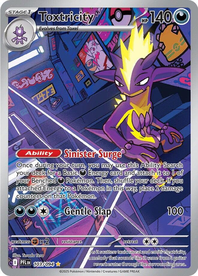 Pokemon - Toxtricity - 103/094 - ME02: Phantasmal Flames (PFL) by TCGDON on MYNTED