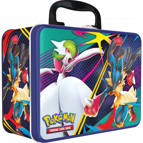 Pokémon Trading Card Game: Collector Chest - Fall 2025 - 6 Packs - 3 Foil Cards (Ralts, Kirlia, Riolu) - 1 Pokémon Coin (Mega Lucario) - 4 Sticker Sheets by RetroForLess on MYNTED