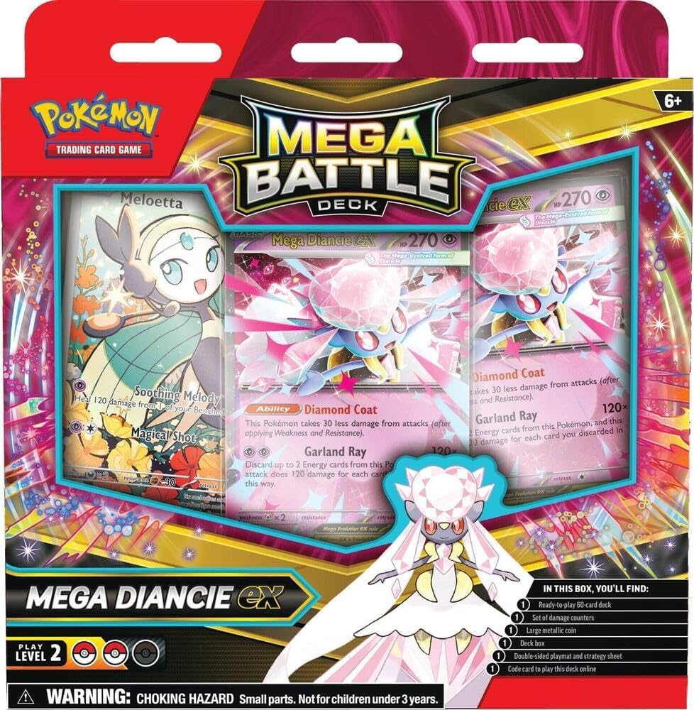 Pokemon Trading Card Game Mega Battle Deck (Mega Diancie ex) by RetroForLess on MYNTED