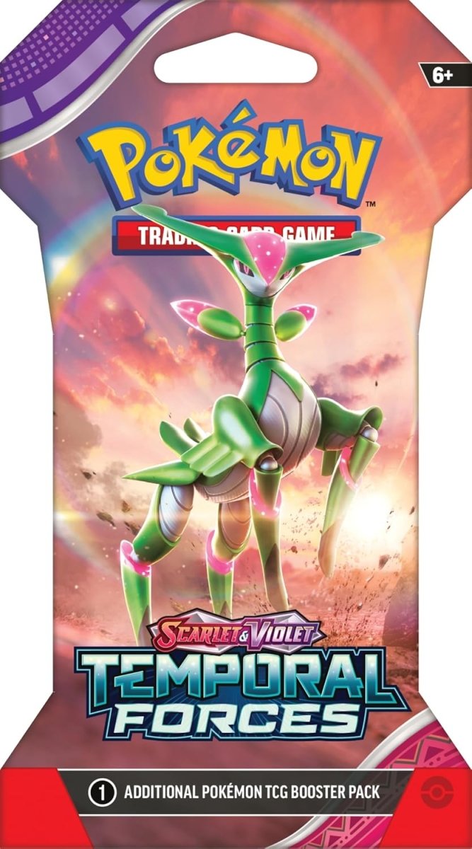 POKEMON Trading Card Game Scarlet Violet 05 Temporal Forces Sleeved Booster Pack by Desert Pirates on MYNTED
