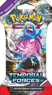 POKEMON Trading Card Game Scarlet Violet 05 Temporal Forces Sleeved Booster Pack by Desert Pirates on MYNTED