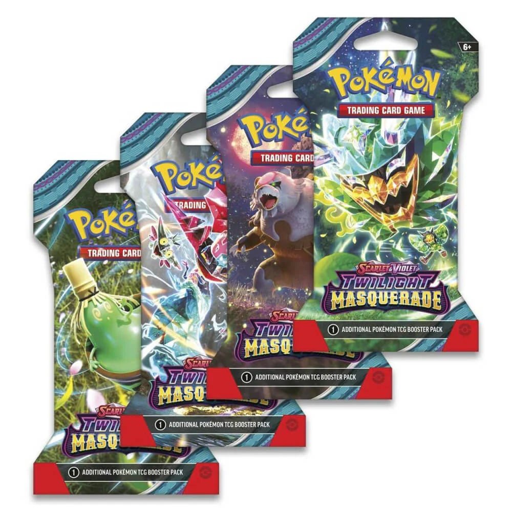 Pokemon Twilight Masquerade 1 Sleeved Booster Pack by Desert Pirates on MYNTED