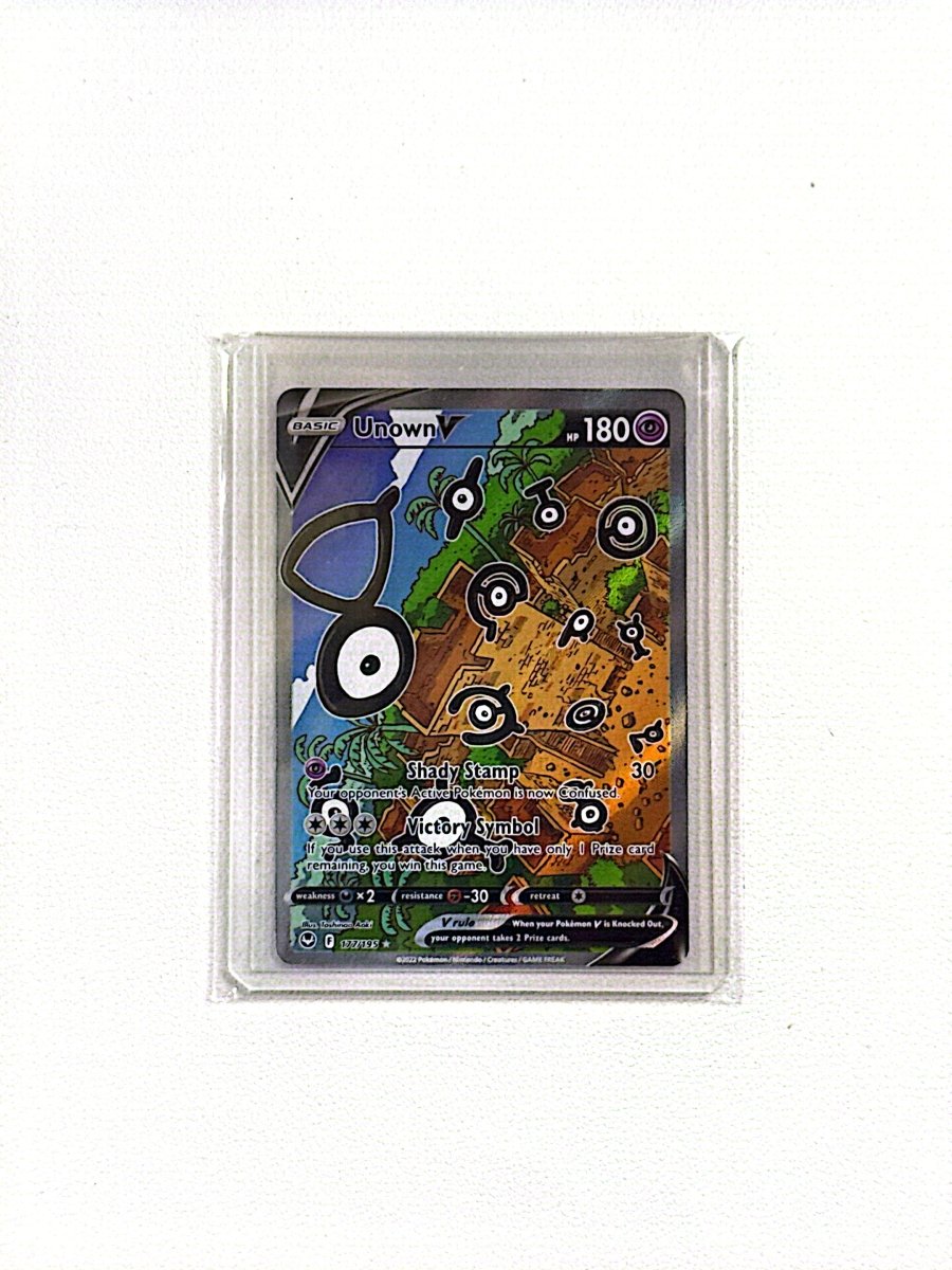 Pokémon Unown V (Alternate Full Art) - SWSH12: Silver Tempest (SWSH12) by TCGDON on MYNTED