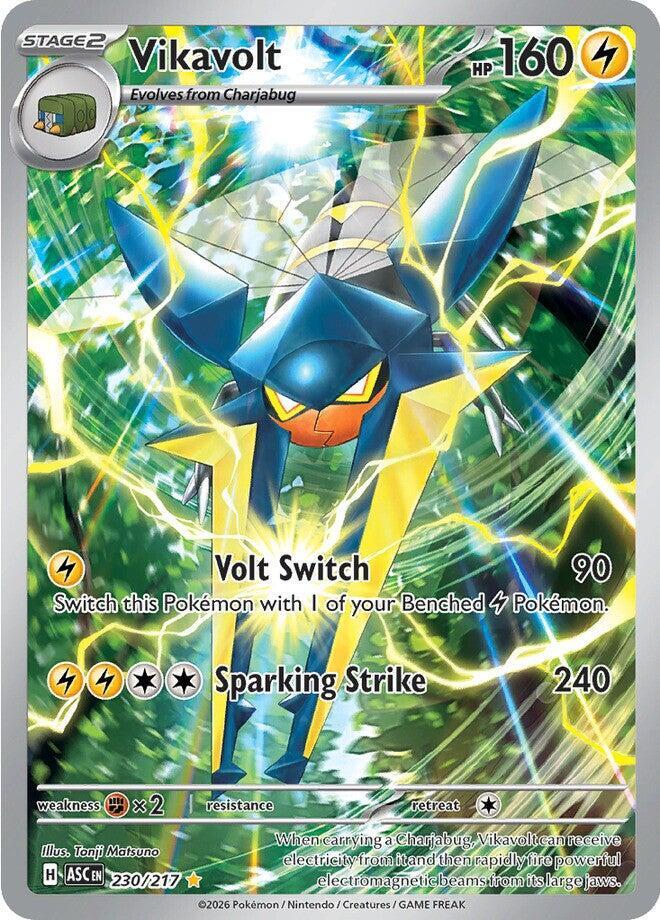 Pokemon - Vikavolt - 230/217 - ME: Ascended Heroes (ASC) by TCGDON on MYNTED