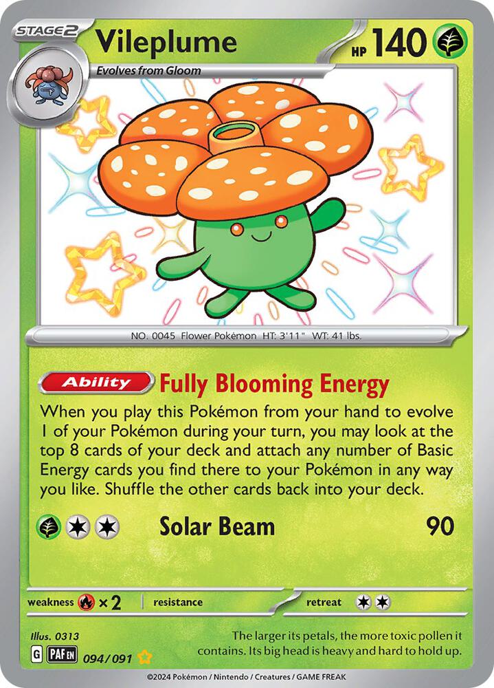 Pokemon - Vileplume - SV: Paldean Fates (PAF) by TCGDON on MYNTED