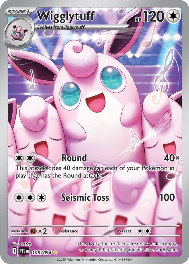 Pokemon - Wigglytuff - 105/094 - ME02: Phantasmal Flames (PFL) by TCGDON on MYNTED