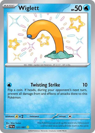 Pokemon Wiglett Shiny Rare 121/091 by Trucial Coast Games on MYNTED