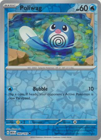 Poliwag SV: 151 Common • 060/165 Reverse Holofoil by Shark Pop Culture on MYNTED