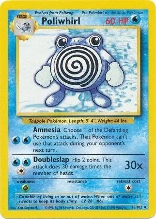 Poliwhirl - 38/102 - Base Set (Unlimited) - LP by The Archive Stop on MYNTED