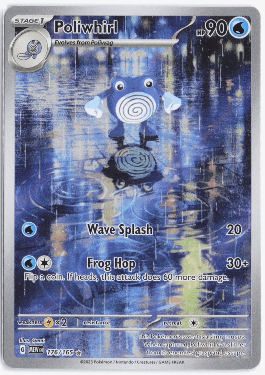 Poliwhirl SV: 151 Illustration Rare 176/165 by Schmutzfink TCG on MYNTED