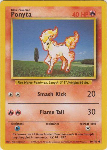 Ponyta - 60/102 by PokeCollect on MYNTED