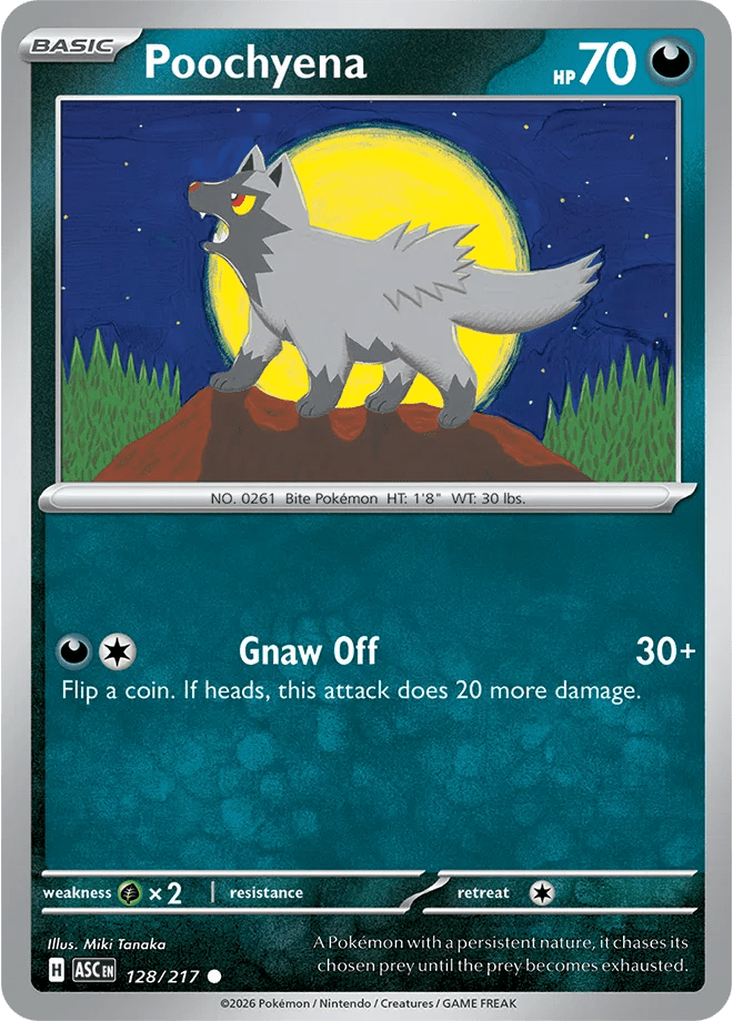 Poochyena 128/217 (Ascended Heroes) by Collectorbull on MYNTED