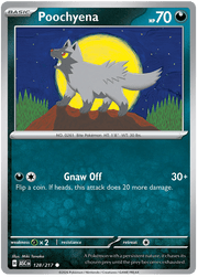 Poochyena 128/217 Common | Mega Evolution – Ascended Heroes by Worth the XP on MYNTED