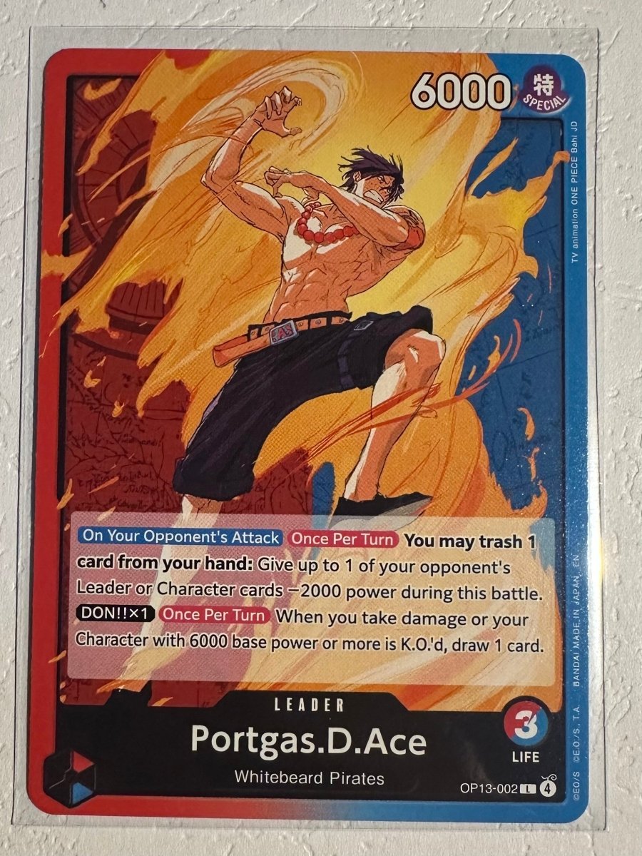 Portgas.D.Ace (002) (OP13 - 002) - Carrying On His Will by Coolectibles on MYNTED