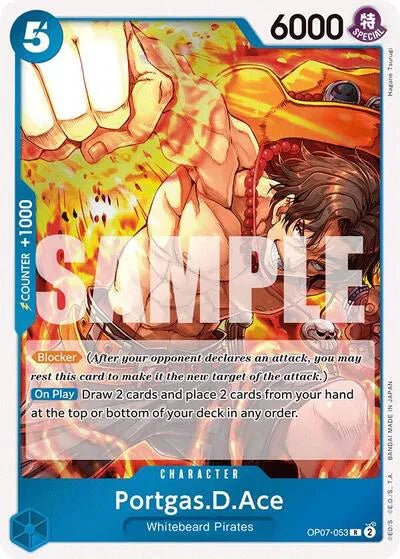 Portgas.D.Ace (053) 500 Years in the Future R OP07 - 053 by Schmutzfink TCG on MYNTED