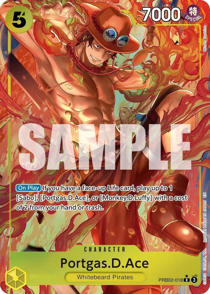 Portgas.D.Ace - PRB02-018 (Alternate Art) Premium Booster -The Best- Vol. 2 R PRB02-018 by Fabio’s Black Box on MYNTED